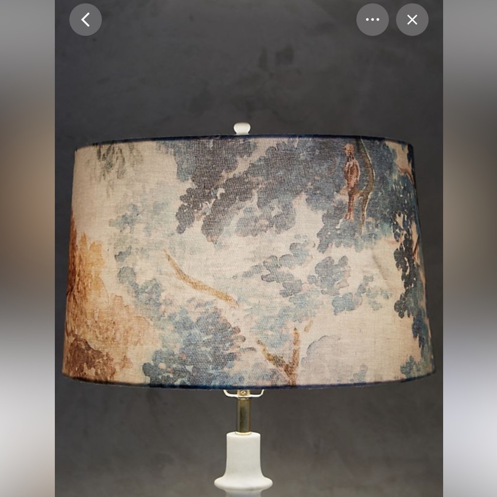 Anthropologie Judarn Bird Print  Lampshade